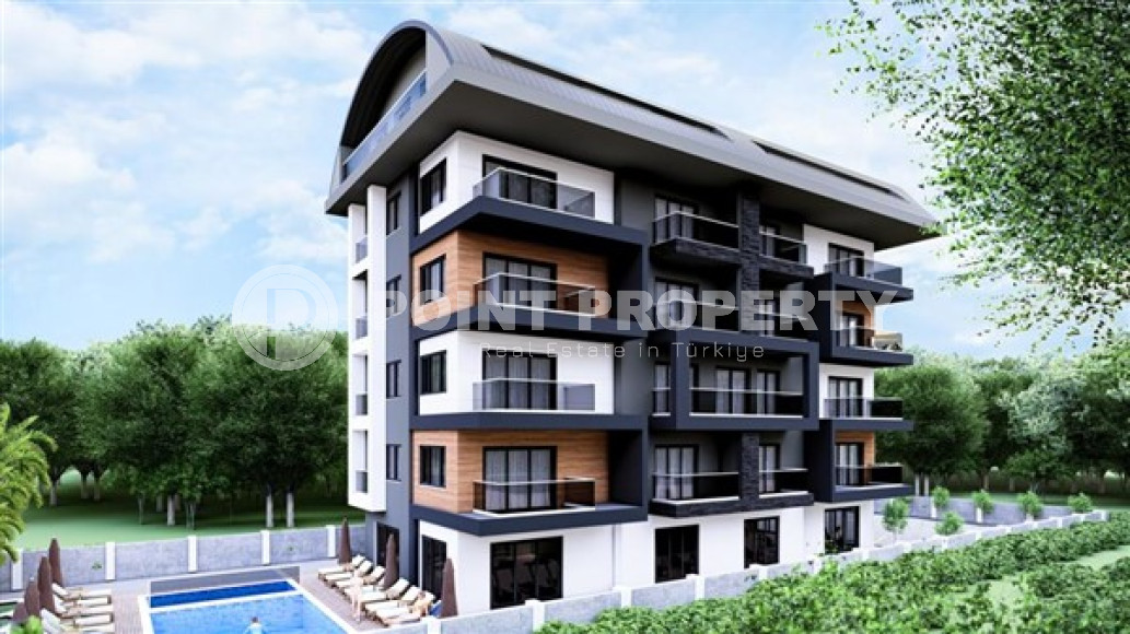 Роскошный пятикомнатный пентхаус 180 м2 в строящейся резиденции, район Оба-id-3627-фото-3