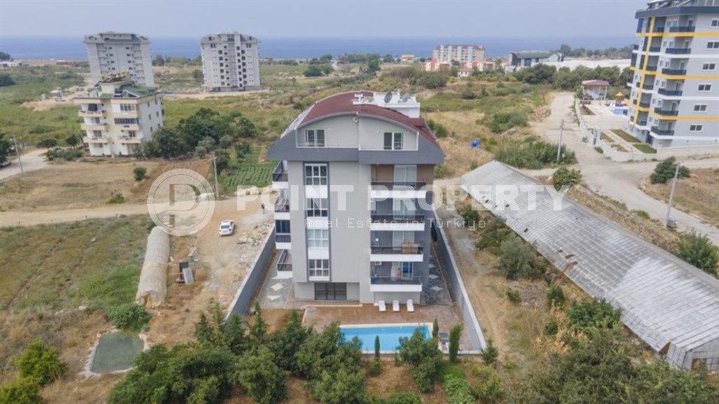 Двухкомнатная меблированная квартира, 60м² в комплексе с бассейном в районе Алании Демирташ-id-1315-фото-16