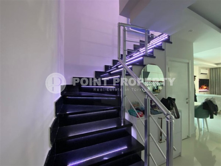 Комфортабельные двухуровневые апартаменты 145 м2, район Тосмур, в 250 метрах от пляжей-id-3629-фото-11