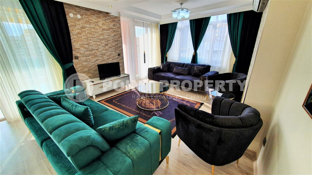 Готовая к проживанию, квартира 2+1, 115м², у вторничного рынка в Махмутларе, в 400м моря-id-1316-фото-2