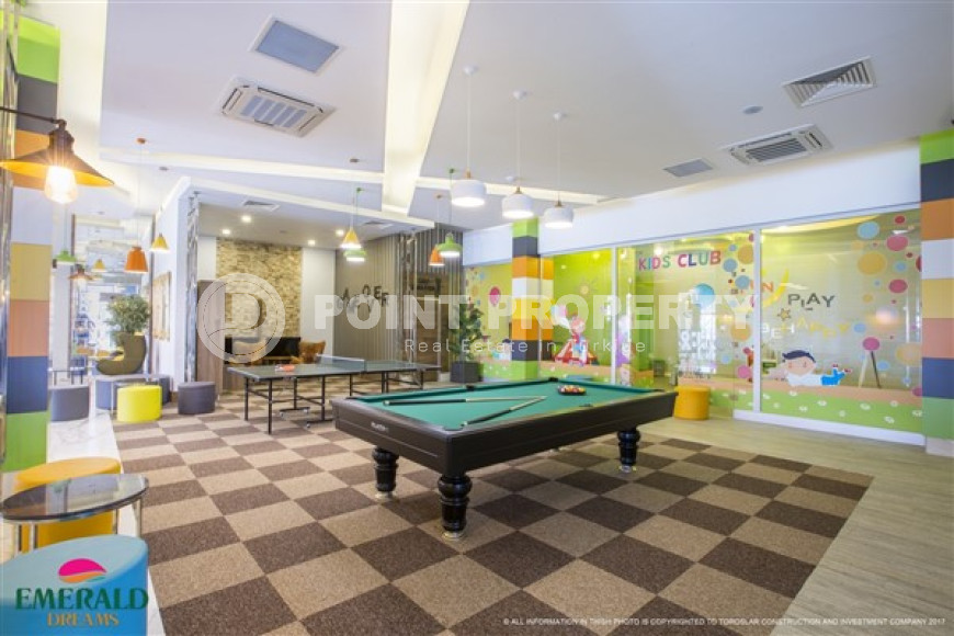 Светлая квартира 2+1 в жилом комплексе с богатой внутренней инфраструктурой.-id-3633-фото-12