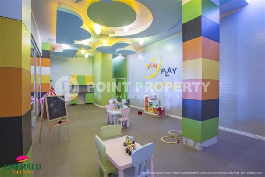 Светлая квартира 2+1 в жилом комплексе с богатой внутренней инфраструктурой.-id-3633-фото-13