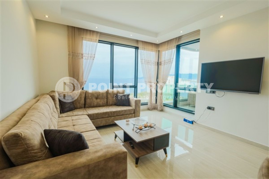 Атмосферная квартира 2+1 на первой линии в районе Каргыджак.-id-3636-фото-1