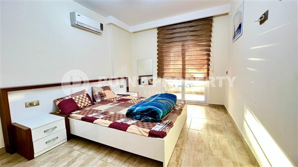 Компактная светлая квартира 1+1 в 300 метрах от  центра района Махмутлар.-id-3640-фото-6