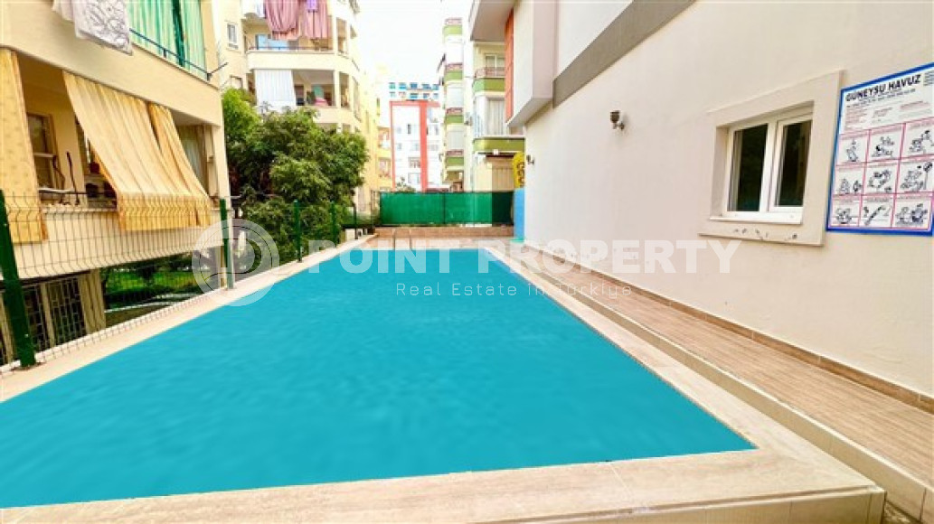 Компактная светлая квартира 1+1 в 300 метрах от  центра района Махмутлар.-id-3640-фото-13