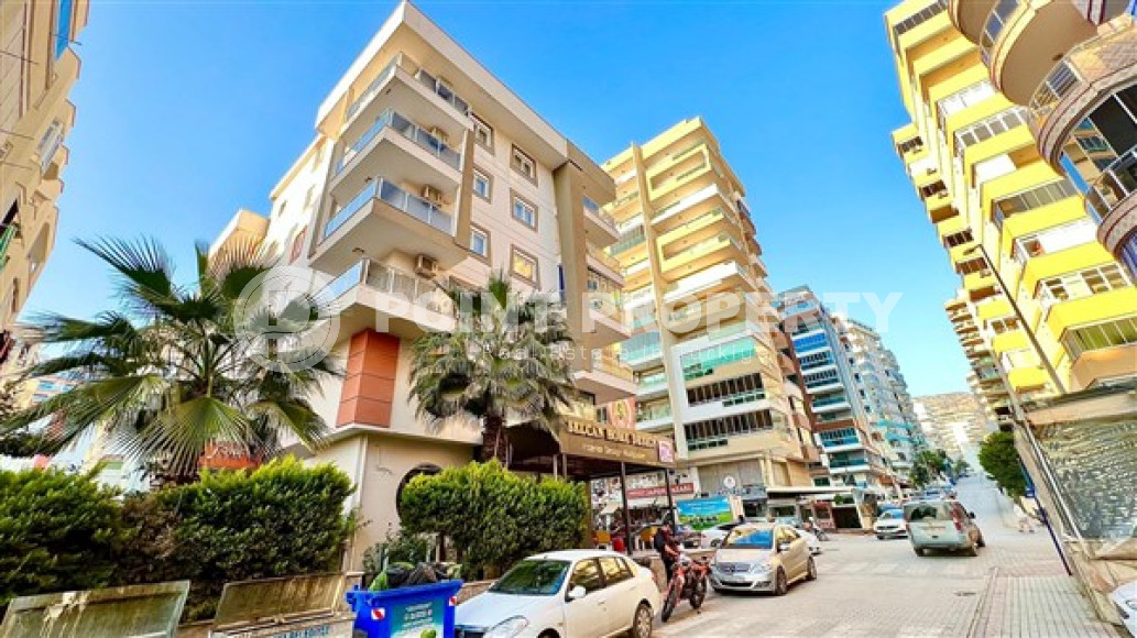 Компактная светлая квартира 1+1 в 300 метрах от  центра района Махмутлар.-id-3640-фото-16