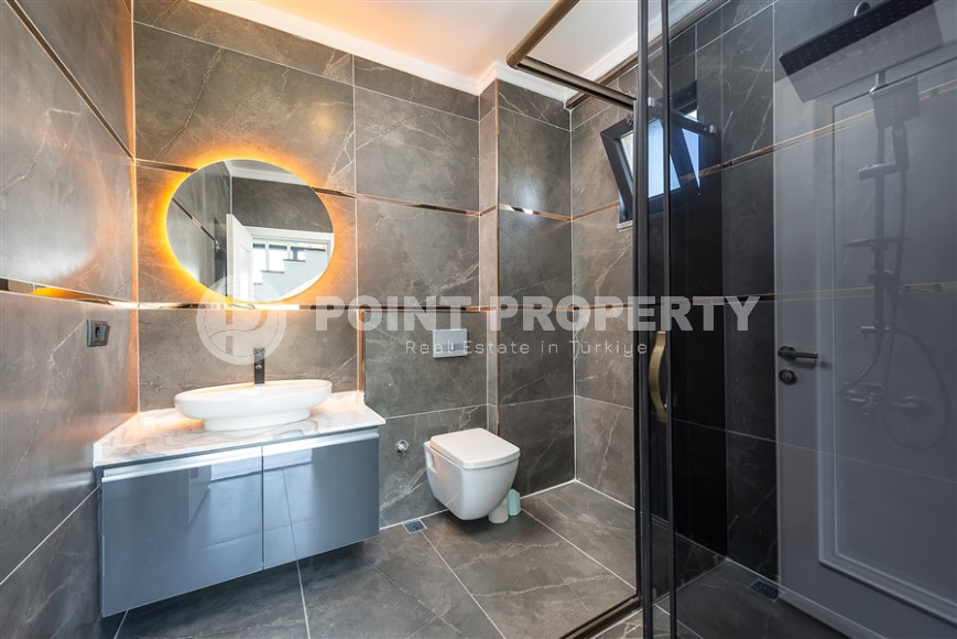 Stylish villa of 240 m2 in the Incekum area with enchanting views of the Mediterranean Sea.-id-1040-photo-15