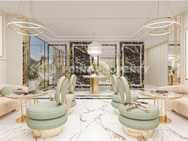 Апартаменты с возможным оформлением вида на жительство в престижном районе Оба.-id-3651-фото-12