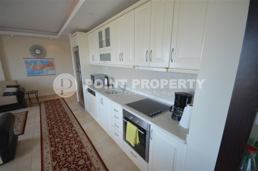 Уютная трехкомнатная квартира, 120м², в комплексе с инфраструктурой, в 400м от моря в районе Алании Тосмур-id-1318-фото-4