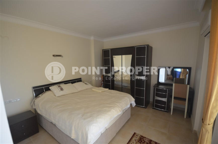 Уютная трехкомнатная квартира, 120м², в комплексе с инфраструктурой, в 400м от моря в районе Алании Тосмур-id-1318-фото-8