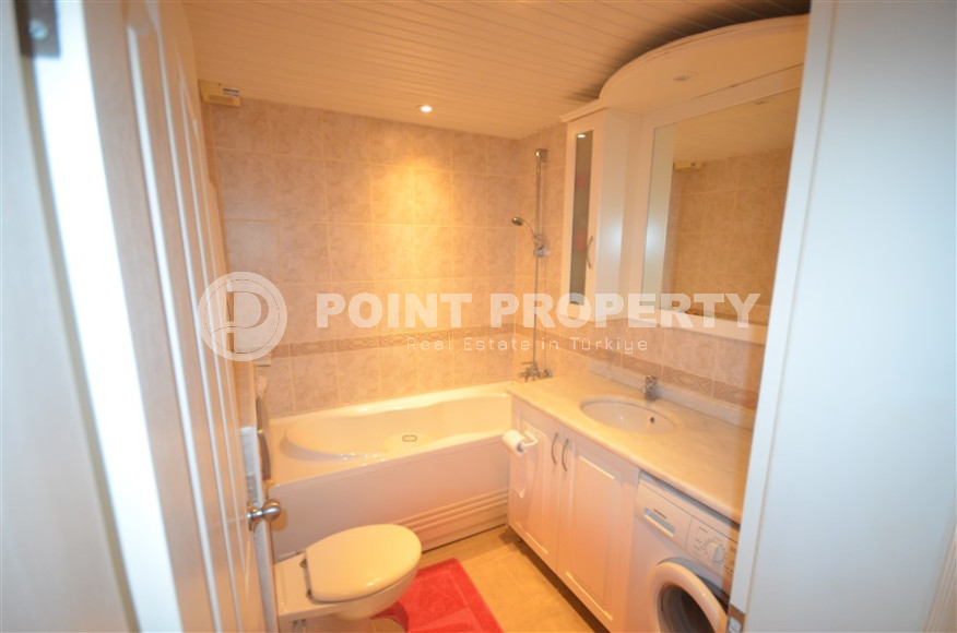 Уютная трехкомнатная квартира, 120м², в комплексе с инфраструктурой, в 400м от моря в районе Алании Тосмур-id-1318-фото-14