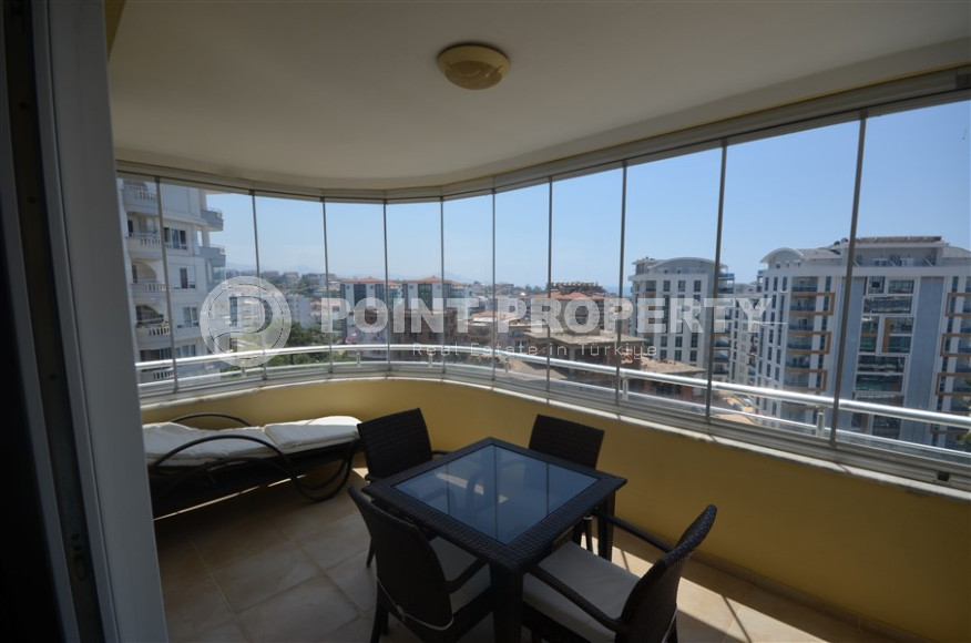 Уютная трехкомнатная квартира, 120м², в комплексе с инфраструктурой, в 400м от моря в районе Алании Тосмур-id-1318-фото-16