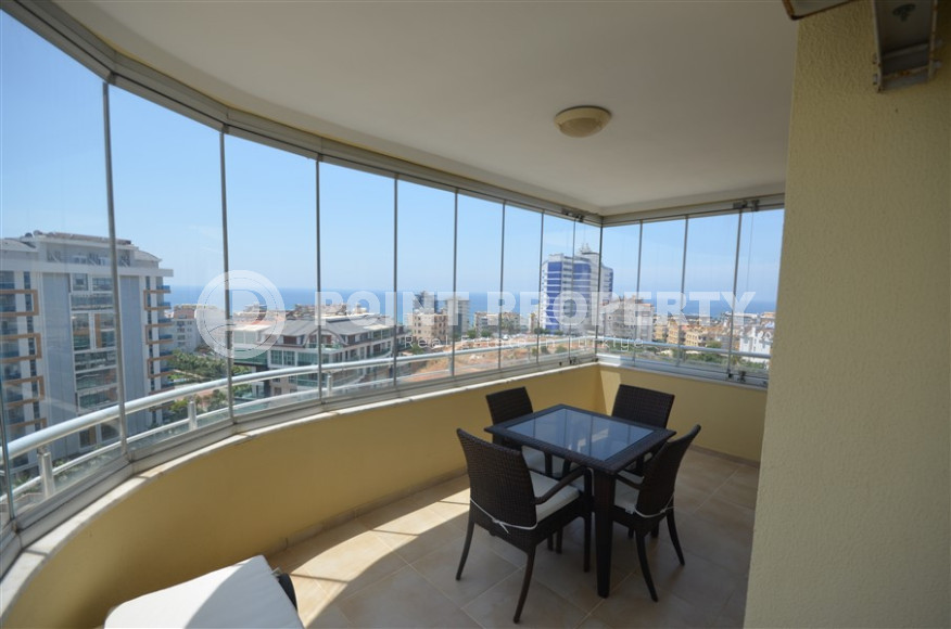 Уютная трехкомнатная квартира, 120м², в комплексе с инфраструктурой, в 400м от моря в районе Алании Тосмур-id-1318-фото-17