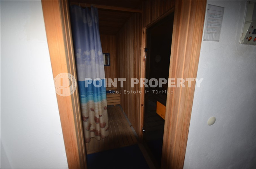 Уютная трехкомнатная квартира, 120м², в комплексе с инфраструктурой, в 400м от моря в районе Алании Тосмур-id-1318-фото-26