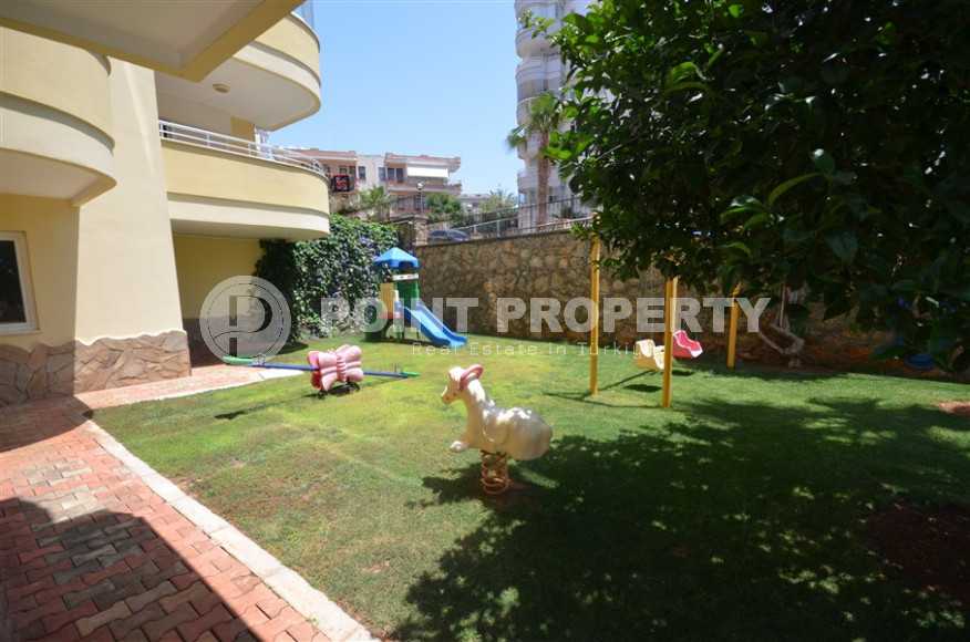 Уютная трехкомнатная квартира, 120м², в комплексе с инфраструктурой, в 400м от моря в районе Алании Тосмур-id-1318-фото-31