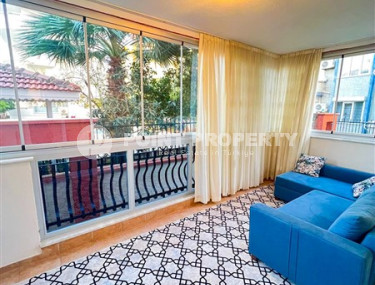 Меблированная квартира 2+1 с двумя ванными комнатами и балконами, район Оба-id-3669-фото-4