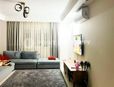 Меблированная квартира 2+1 с двумя ванными комнатами и балконами, район Оба-id-3669-фото-5