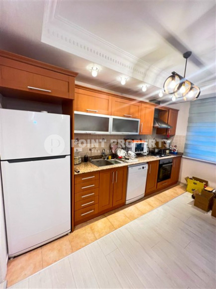 Меблированная квартира 2+1 с двумя ванными комнатами и балконами, район Оба-id-3669-фото-9