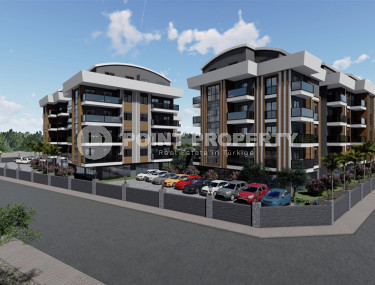 Apartment in a residence under construction with a 1+1 layout and an area of 53 m2 in the upper Oba area-id-3670-photo-3