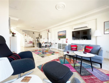 Роскошные дуплексные апартаменты 220 м2 в 850 метрах от Средиземного моря, район Тосмур-id-3672-фото-3