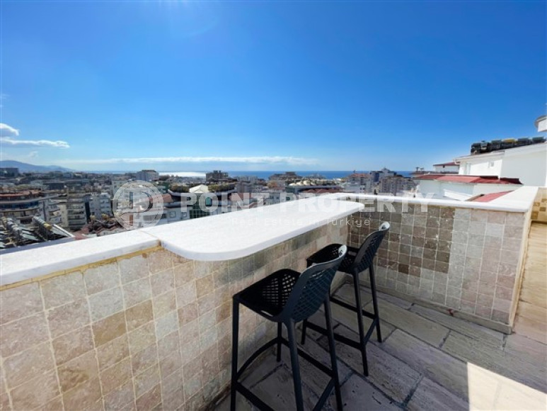 Роскошные дуплексные апартаменты 220 м2 в 850 метрах от Средиземного моря, район Тосмур-id-3672-фото-16