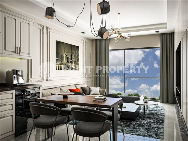 Апартаменты и дуплексы 55 - 100 м2 в строящемся бутик - проекте в районе Махмутлар, на удалении от моря-id-3677-фото-2