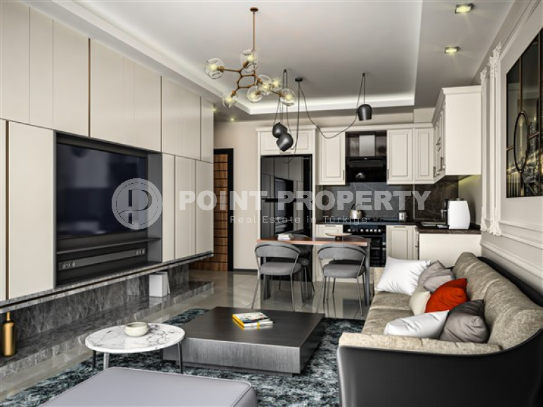 Апартаменты и дуплексы 55 - 100 м2 в строящемся бутик - проекте в районе Махмутлар, на удалении от моря-id-3677-фото-5