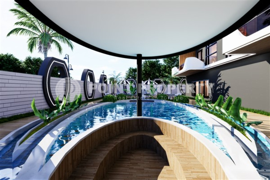 Апартаменты и дуплексы 55 - 100 м2 в строящемся бутик - проекте в районе Махмутлар, на удалении от моря-id-3677-фото-7