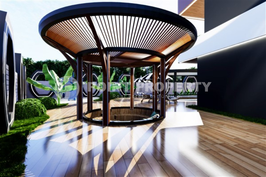 Апартаменты и дуплексы 55 - 100 м2 в строящемся бутик - проекте в районе Махмутлар, на удалении от моря-id-3677-фото-8