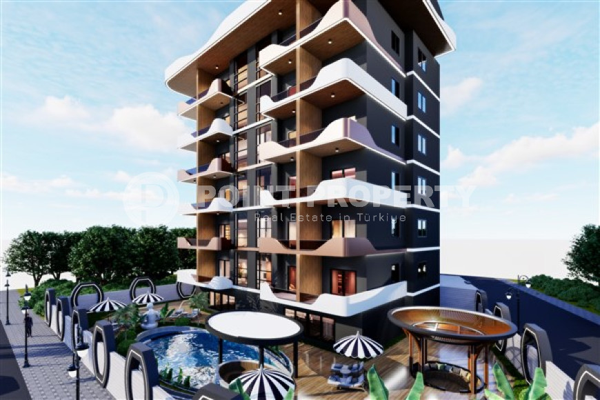 Апартаменты и дуплексы 55 - 100 м2 в строящемся бутик - проекте в районе Махмутлар, на удалении от моря-id-3677-фото-11