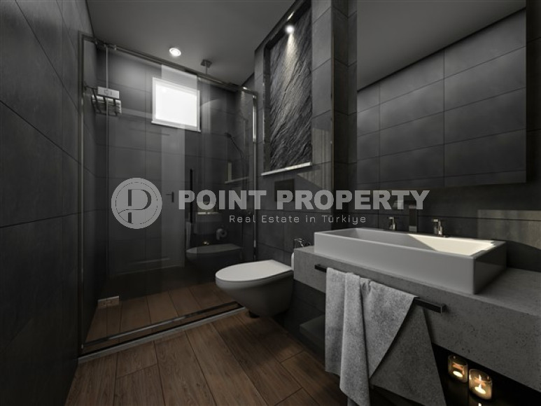 Роскошная строящаяся резиденция в самом центре Аланьи. Апартаменты на продажу с площадью 40 - 50 м2.-id-3680-фото-2