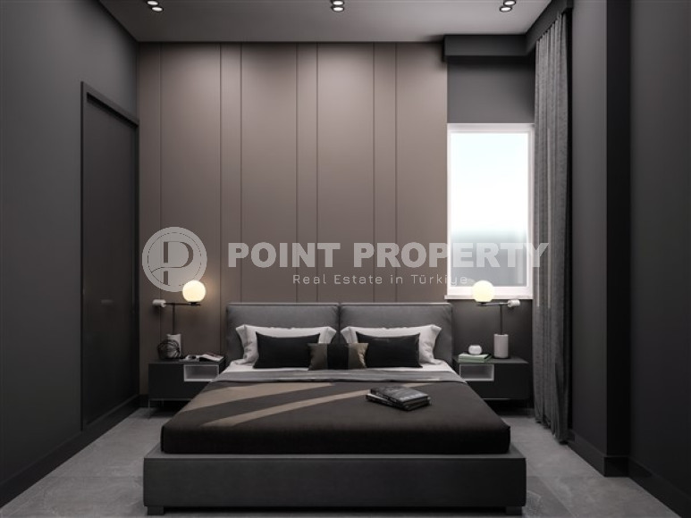 Роскошная строящаяся резиденция в самом центре Аланьи. Апартаменты на продажу с площадью 40 - 50 м2.-id-3680-фото-6