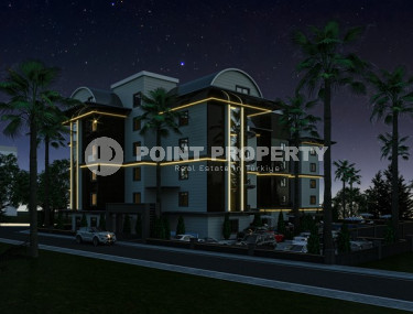 Двухуровневые апартаменты 100 м2 в новом комплексе расположенном в 50 метрах от Средиземного моря, центр Аланьи-id-3681-фото-3