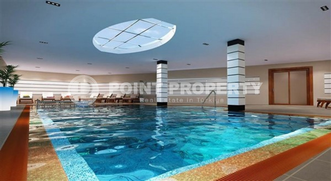 Furnished two-room apartment 80 m2 in a high-rise residence, Mahmutlar district-id-3693-photo-6