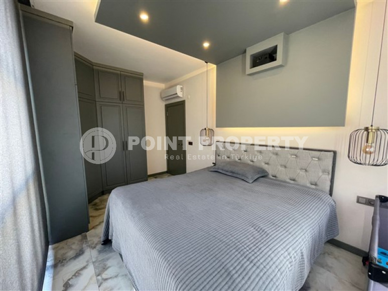 Трёхкомнатная квартира 78 м2 укомплектованная мебелью, в 700 метрах от пляжа Клеопатры, центр Аланьи-id-3696-фото-9