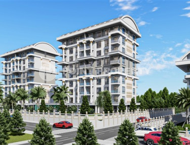 Apartments and duplexes at an excellent price, for investment, in a building under construction at the initial stage of construction, Payallar, Alanya-id-3028-photo-1