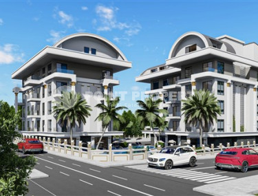 Apartments and duplexes at an excellent price, for investment, in a building under construction at the initial stage of construction, Payallar, Alanya-id-3028-photo-3