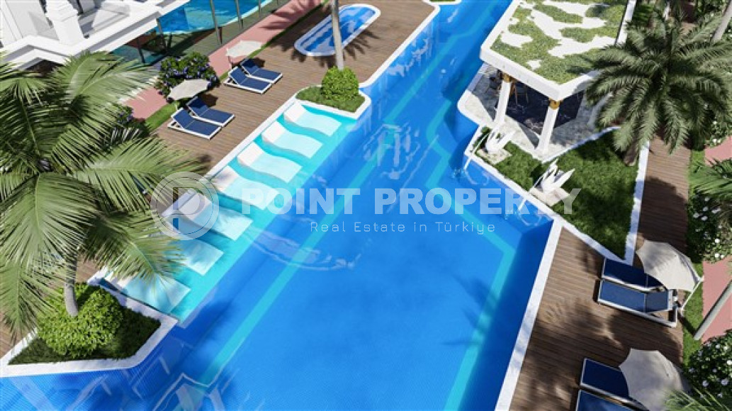 Apartments and duplexes at an excellent price, for investment, in a building under construction at the initial stage of construction, Payallar, Alanya-id-3028-photo-7