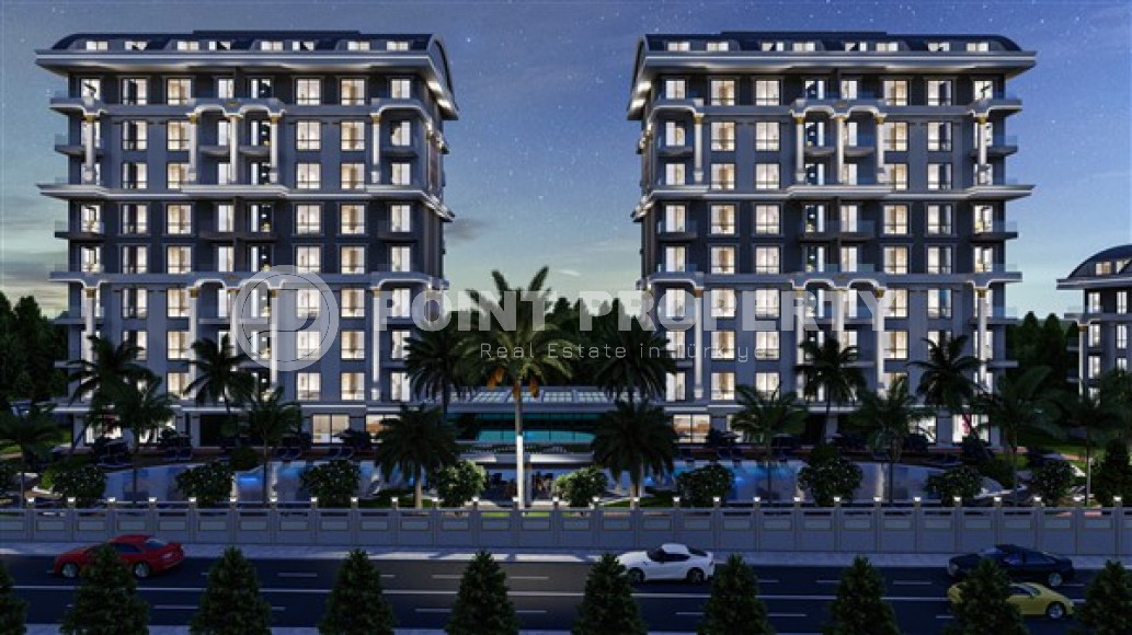 Apartments and duplexes at an excellent price, for investment, in a building under construction at the initial stage of construction, Payallar, Alanya-id-3028-photo-9