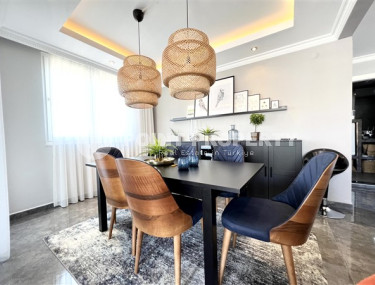 Дуплекс полностью меблированный, на 12-м этаже, с выходом на террасы, в районе Махмутлар.-id-3704-фото-4