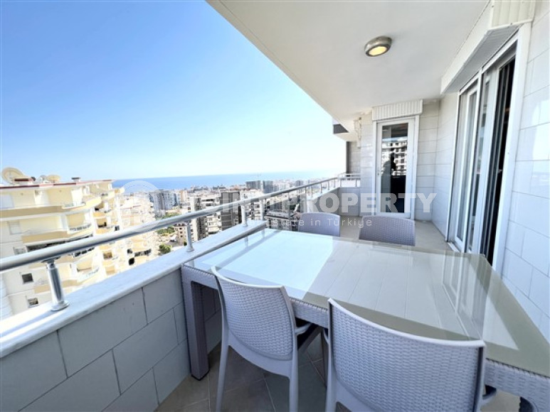 Дуплекс полностью меблированный, на 12-м этаже, с выходом на террасы, в районе Махмутлар.-id-3704-фото-6