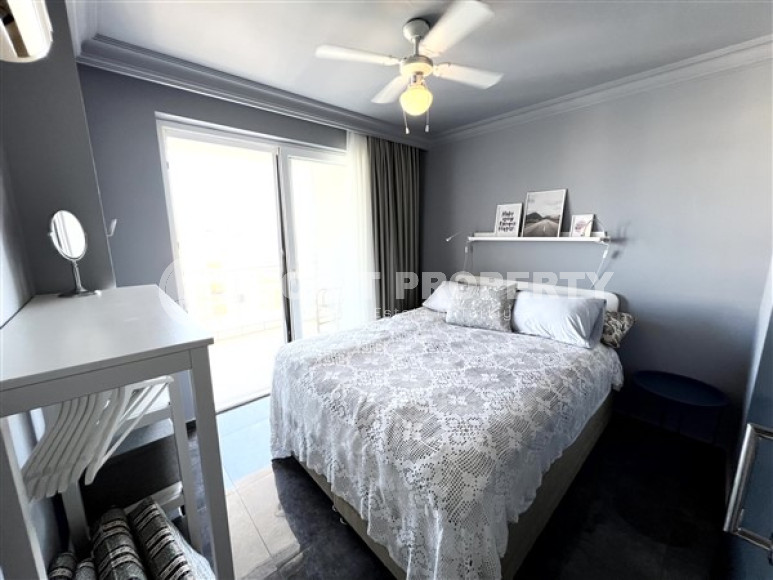 Дуплекс полностью меблированный, на 12-м этаже, с выходом на террасы, в районе Махмутлар.-id-3704-фото-8