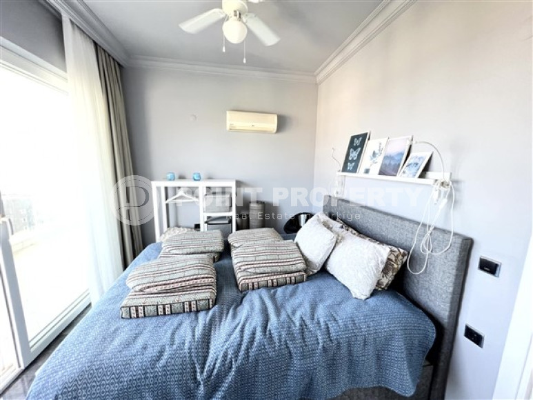 Дуплекс полностью меблированный, на 12-м этаже, с выходом на террасы, в районе Махмутлар.-id-3704-фото-12