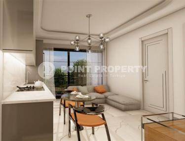 Компактная квартира 1+1 в центре Алании, в новом жилом комплексе, на окончательном этапе строительства.-id-3712-фото-3