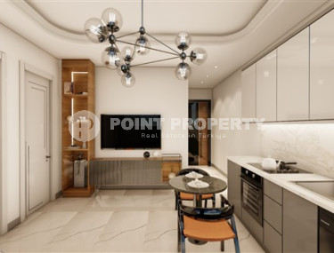 Компактная квартира 1+1 в центре Алании, в новом жилом комплексе, на окончательном этапе строительства.-id-3712-фото-5