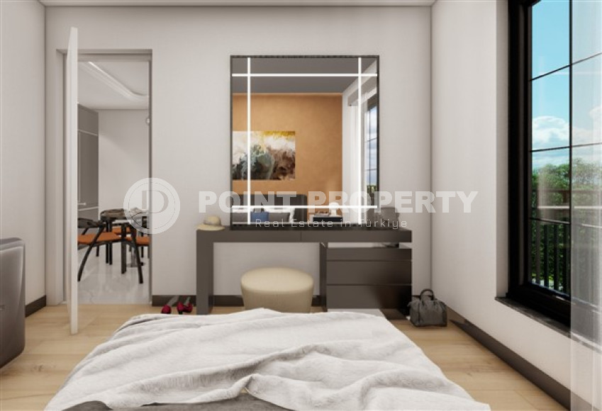 Компактная квартира 1+1 в центре Алании, в новом жилом комплексе, на окончательном этапе строительства.-id-3712-фото-7