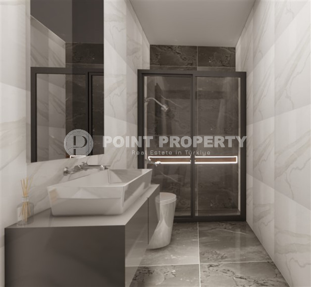 Компактная квартира 1+1 в центре Алании, в новом жилом комплексе, на окончательном этапе строительства.-id-3712-фото-8