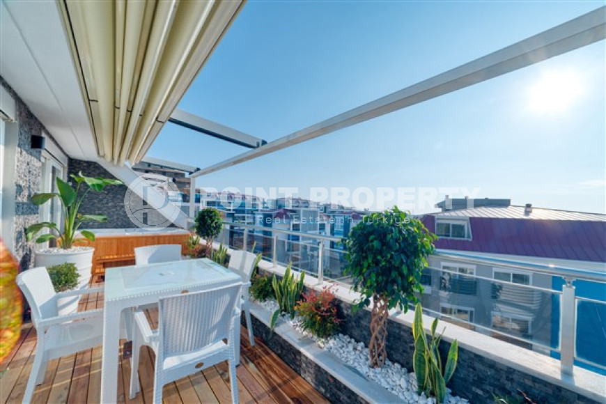 Furnished two-level apartment with a total area of 240 m2, 400 meters from the sea. .-id-3715-photo-11