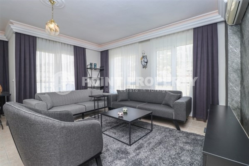 Three-room apartments for sale with new furniture and appliances in the center of Alanya. 90 m2-id-3721-photo-2