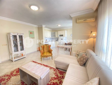 Комфортабельная квартира с планировкой 1+1 в доме 2002 года, район Оба, Аланья-id-3734-фото-1